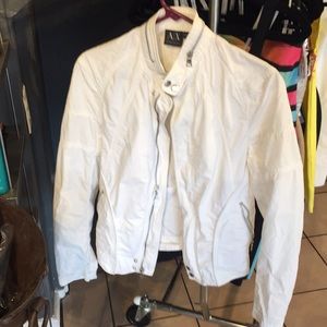 Armani Exchange White Jacket